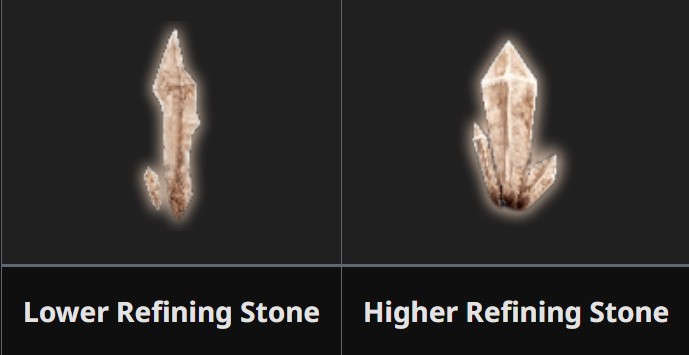 Lower e Higher Refining Stone
