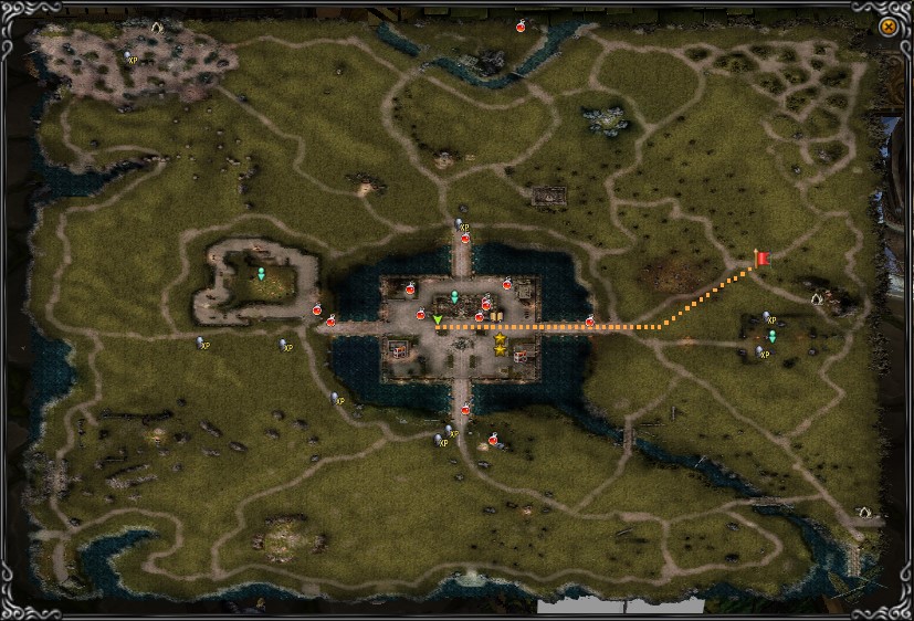 Map Auto Path Example